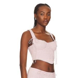 For Love & Lemons Ali Bustier Top